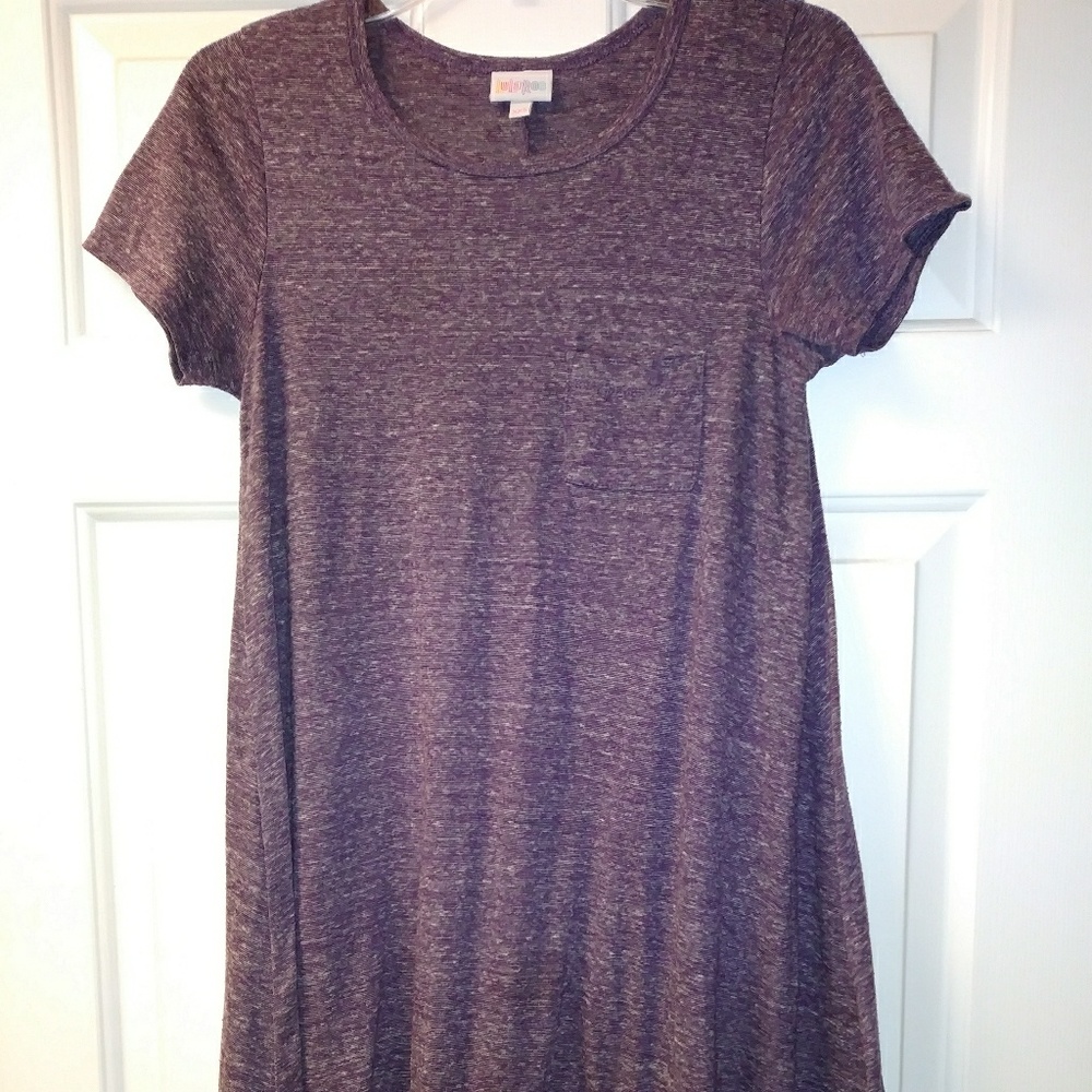Lularoe purple high low dress